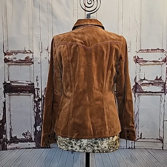 GAP Suede Leather Rancher Jacket - Picture 3 of 8